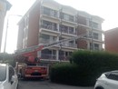 I soccorsi in viale Borri