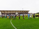 Elmec Solar Stadium di Venegono pieno per Varesina-Varese (nella foto Scaringi l'ultima sfida di campionato a Venegono tra rossoblù e biancorossi del settembre 2022) Elmec Solar Stadium di Venegono pieno per Varesina-Varese (nella foto Scaringi l'ultima sfida di campionato a Venegono tra rossoblù e biancorossi del settembre 2022)