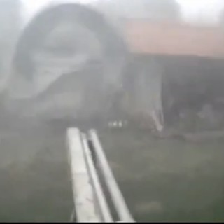 Le immagini da Varallo Pombia (per cortesia Centro Meteo Piemonte)