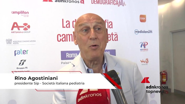 Agostiniani (Sip): "Ogni anno nasce il 4% di bambini in meno rispetto all'anno precedente"