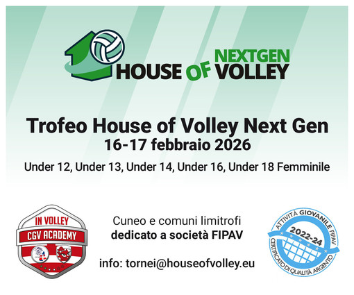 Vivi l’esperienza sportiva di “House of Volley NEXTGEN”: aperta la ricerca di volontari e partner