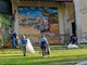 Volontarie e volontari del Cai Senior oggi in azione sulla Via Sacra