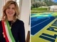 Emanuela Quintiglio, sindaco di Viggiù, e il playground di via Cassani nella frazione di Baraggia Emanuela Quintiglio, sindaco di Viggiù, e il playground di via Cassani nella frazione di Baraggia