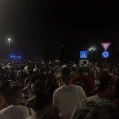 Il popolo di Ultimo lascia Tor Vergata, il deflusso lungo ma senza incidenti Il popolo di Ultimo lascia Tor Vergata, il deflusso lungo ma senza incidenti