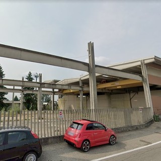 L'area dei capannoni della ex Solai &amp; Travi, in via Bidino a Induno Olona