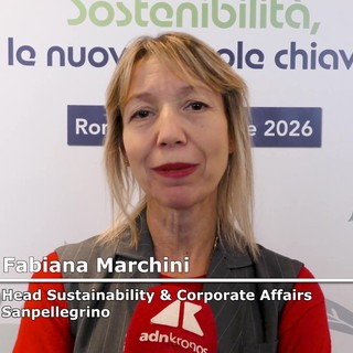 Marchini (Sanpellegrino): "Vera sostenibilità quando si passa dall'impegno all'azione"