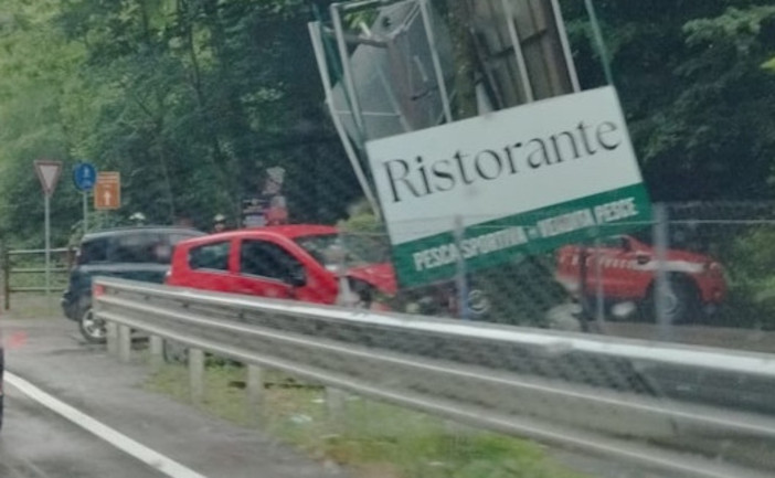 Le immagini dell'incidente (foto LuinoNotizie.it)