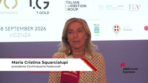 Fiere, Vicenzaoro: Squarcialupi (Federorafi): "export Stati Uniti segna +22%" Fiere, Vicenzaoro: Squarcialupi (Federorafi): "export Stati Uniti segna +22%"