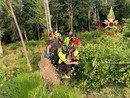 I soccorsi di stamattina in azione nel Comasco