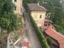 La zona di via Fincarà al Sacro Monte, nei pressi di via Beata Caterina Moriggi