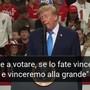 "Andate a votare e glielo mettiamo nel c...", Trump e il messaggio choc al comizio "Andate a votare e glielo mettiamo nel c...", Trump e il messaggio choc al comizio