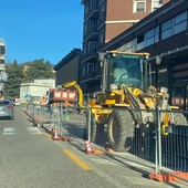 I lavori in viale Belforte