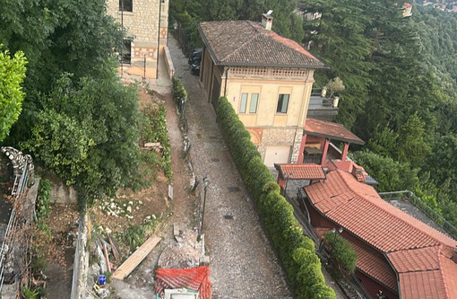 La zona di via Fincarà al Sacro Monte, nei pressi di via Beata Caterina Moriggi