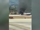 Grecia, caccia F-16 prende fuoco dopo atterraggio di emergenza a Zante Grecia, caccia F-16 prende fuoco dopo atterraggio di emergenza a Zante