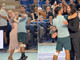 Fognini-Lini, dalla pista di Ballando al campo da tennis: lo show tra un match e l'altro Fognini-Lini, dalla pista di Ballando al campo da tennis: lo show tra un match e l'altro