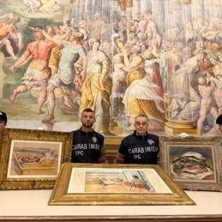 Recuperati i tre dipinti di Cezanne, Renoir e Matisse rubati a marzo dalla Fondazione Magnani Rocca﻿