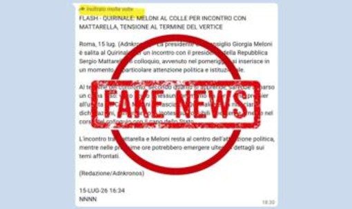 Falso lancio Adnkronos in chat giornalisti annuncia Meloni al Quirinale, Desario: "Fatto grave, denunciamo"