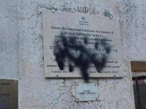 Vandalizzazione sinagoga a Monteverde, la procura indaga per odio razziale