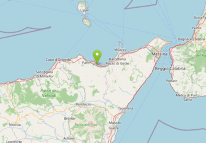 Terremoto oggi a Messina, doppia scossa di magnitudo 3.7 e 3.3 con epicentro a Oliveri: avvertita fino a Reggio Calabria