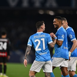 Napoli-Milan 1-0, sorpasso azzurro: decide Politano nel finale