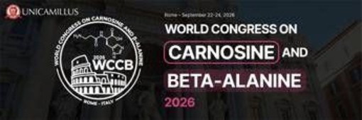 Wccb, all’UniCamillus congresso sul ruolo delle piccole molecole su invecchiamento e sport