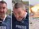 Israele, giornalista in diretta scampa a raid aereo in Libano