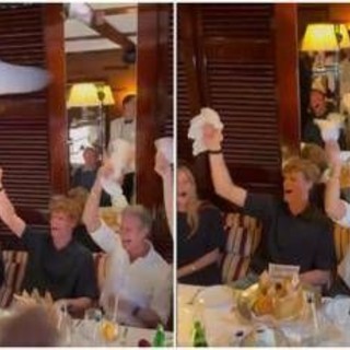 Sinner scatenato a Montecarlo, canta 'We are the Champions' con Laila