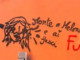 Scritte contro Meloni a Bologna, perquisizioni per uno dei presunti autori
