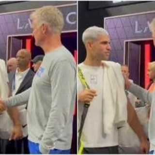 Steve Kerr incontra Alcaraz e lo 'incorona': "Mai visto niente del genere" Steve Kerr incontra Alcaraz e lo 'incorona': "Mai visto niente del genere"