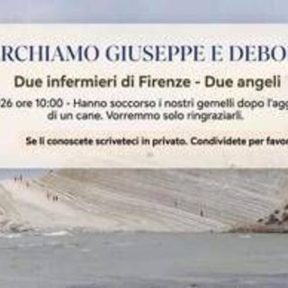 "Hanno soccorso i nostri figli in Sicilia", l'appello per rintracciare due infermieri fiorentini fa il giro del web