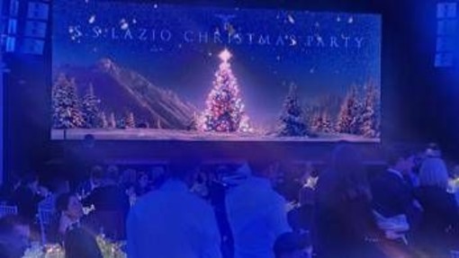 Da Barachini ad Anna Falchi, 500 ospiti per il Christmas Party della Lazio