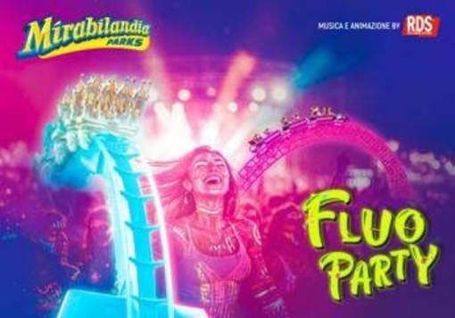 Mirabilandia si accende con il 'Fluo Party' insieme a Rds, per vivere la notte più luminosa dell'estate
