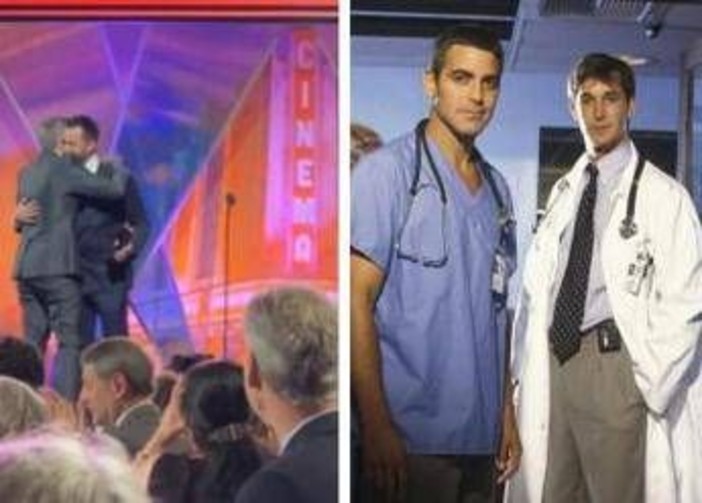 Golden Globe, The Pitt tra i vincitori. L'abbraccio di Noah Wyle con il collega di ER George Clooney Golden Globe, The Pitt tra i vincitori. L'abbraccio di Noah Wyle con il collega di ER George Clooney