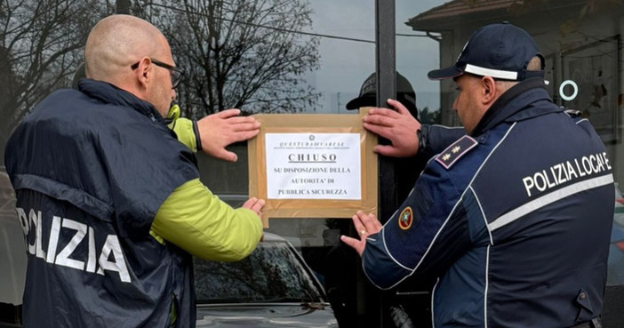 Pregiudicati e droga, la Questura chiude per dieci giorni un barber shop di Caronno Pertusella